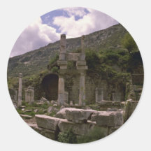 American Civilisation Round Stickers