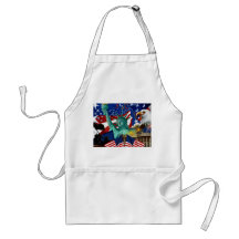AMERICAN COLLAGE APRON