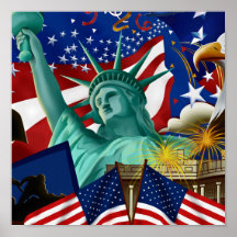 AMERICAN COLLAGE POSTERS