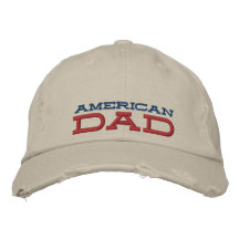 american dad distressed chino cap embroidered hats