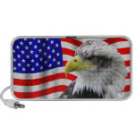 American Eagle And Flag Patriotic Speaker