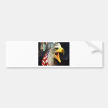 American Eagle Bumper Sticker