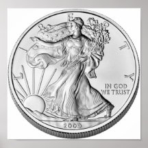 American Eagle Silver Bullion Coin Print