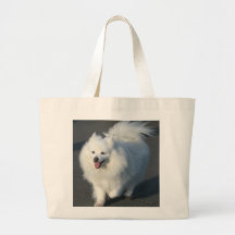American  Eskimo tote bag