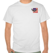 American flag and eagle line art god bless t-shirt