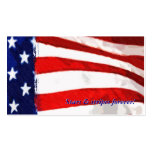 American Flag Business Card