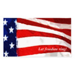 American Flag Business Card