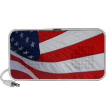 American Flag Doodle iPhone Speakers
