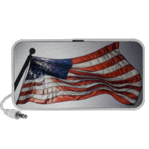American Flag Doodle Mp3 Speakers