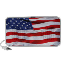 American Flag Doodle Speaker