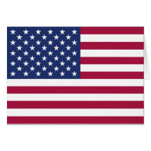 American Flag Greeting Card