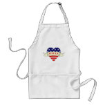 American Flag Heart Apron