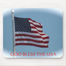American Flag mouse pad