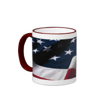 American Flag Mug