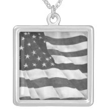 American Flag Necklace