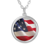 American Flag Necklace