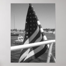American flag poster