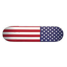 American Flag Skateboard