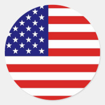 American Flag Sticker