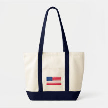 American Flag Tote Bag