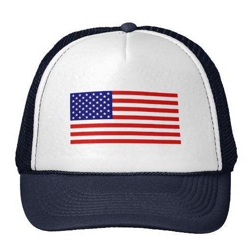 American Flag Trucker Hat
