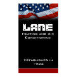 American Flag Vertical Business Cards