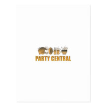 american football helmet ball beer chips party postcards