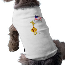 American Giraffe Pet Tee