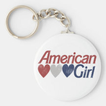 American Girl Key Chain