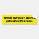 American Government Bumper Sticker