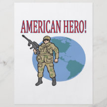 American Hero Custom Flyer