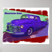 American iron print