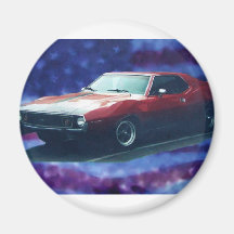 AMERICAN MOTORS 1974 JAVELIN SST FRIDGE MAGNET