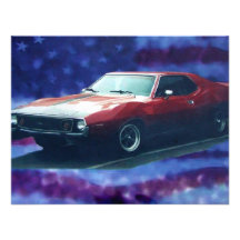 AMERICAN MOTORS 1974 JAVELIN SST PERSONALIZED ANNOUNCEMENT