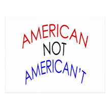 American Not American't Postcards