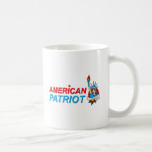 American Patriot Liberty Tattoo Coffee Mugs