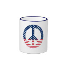 American Peace Sign Mug