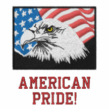 American Pride Embroidered Men's Polo Shirt
