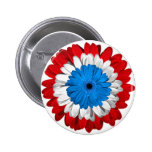 American Pride Flower Power Button buttons
