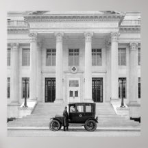 American Red Cross Ford Coupe 1918 Posters