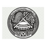 American Samoa Coat of Arms detail Post Cards