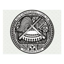 American Samoa Coat of Arms detail Post Cards
