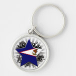 American Samoa Star Key Chains