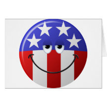 American Smiley Face Cards