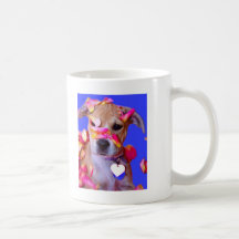 American Staffordshire Terrier Boxer Mix Puppy Dog Coffee Mugs