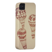 American Velvet Hot Air Balloons iPhone 4/4s Case