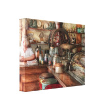 Americana - Store - Looking after the shop Canvas Print