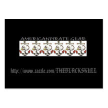 AMERICANPIRATE GEAR BUSINESS CARD TEMPLATE