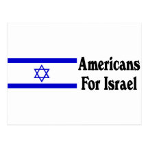 Americans for Israel Post Card