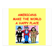 americans post card